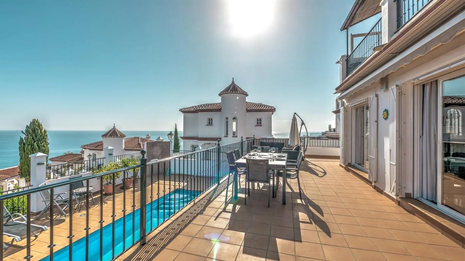 Beautiful Villa With Private Heated Pool In Nerja Torrox